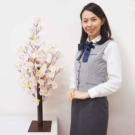 桜装飾　桜スタンド　H80cm/動画有 / 桜 立ち木 スタンド 造花 卓上