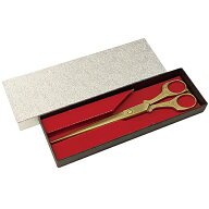 テープカット用ハサミ（ゴールド）　紙箱入 / 式典 テープカット ハサミ ゴールドハサミ 金色 / 動画有