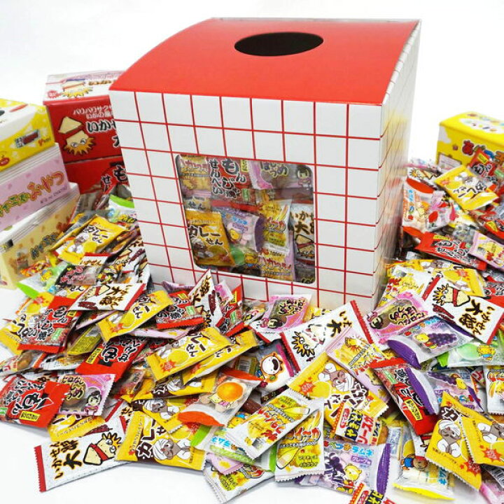 楽天市場】色々駄菓子・おつまみつかみどり(480個) 約48名様用【軽減 