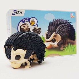 ロボット工作キット　ハリネズミ型ロボ　とげまる / STEM教育 ロボット 科学玩具 DIY知育玩具キット 組立 / 動画有