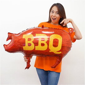 夏の装飾風船　BBQポーク　W75cm/バルーン/メール便5枚まで可