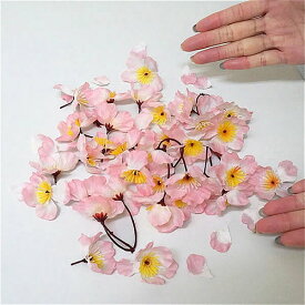 桜の小花セット/ 桜 花びら 布 飾り 春 装飾