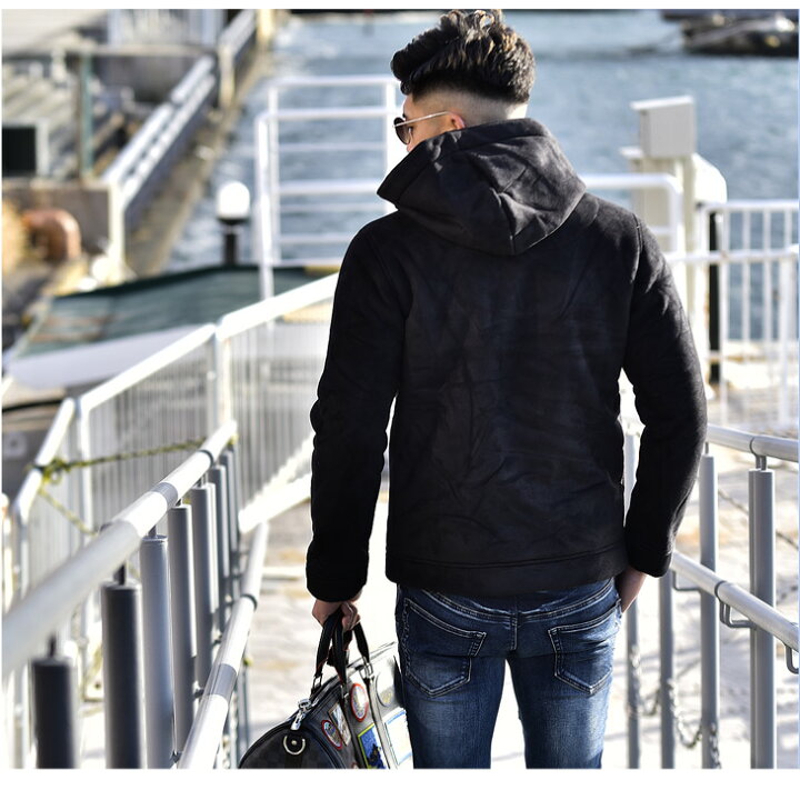 ジャケット ムートン メンズ フライトジャケット 防寒コート 厚手 ゆったり ブルゾン アウター フリースジャケット 立ち襟 冬服 フェイクムートン