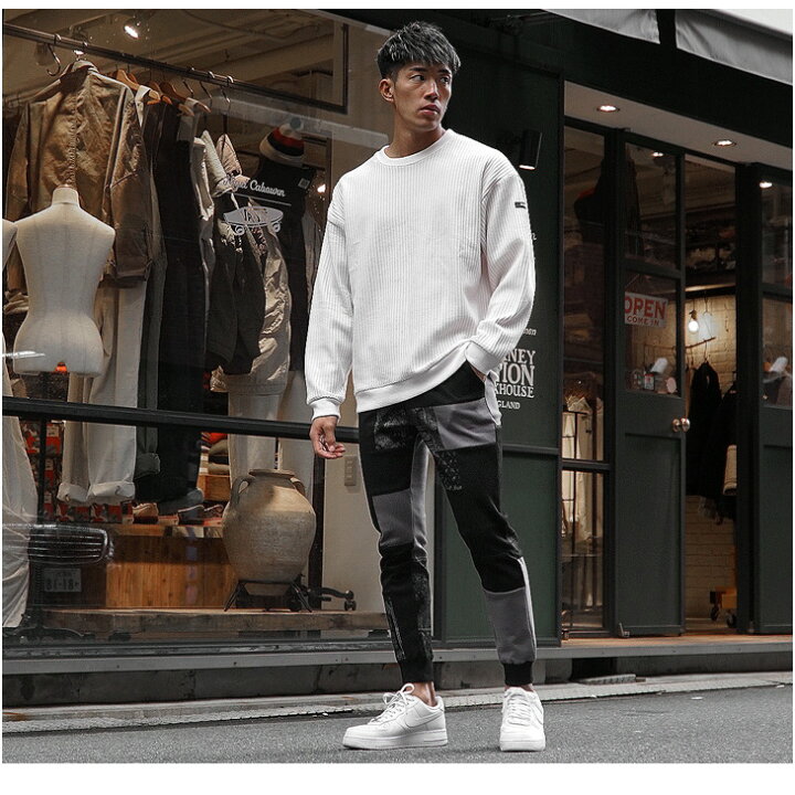 楽天市場 ジョガーパンツ メンズ スウェットパンツ ジョガー スウェット スウェットジョガー 細身 ボトムス ブランド 迷彩 迷彩柄 カモ柄 ペイズリー柄 スポーツ パッチワーク スキニー パンツ 大きいサイズ Ll Xl Xxl 服 Bitter系 ちょいワル ビター系 オラオラ系 Joker