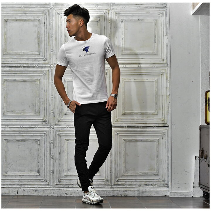 楽天市場 スキニー メンズ スキニーパンツ ブラック ストレッチ 黒 白 ブラック ホワイト ボトムス パンツ オラオラ系 おしゃれ ビター系 かっこいい メンズ 服 お兄系 ちょいワル タイト 高級 ストリート系 細め 細い ブランド Black By Vanquish ブラックバイヴァン