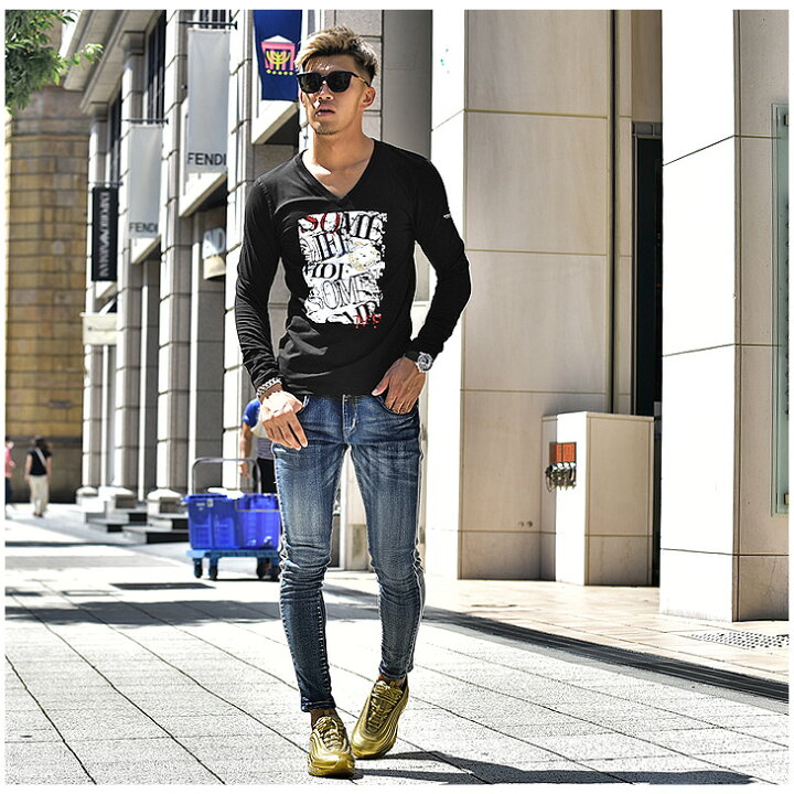 楽天市場 Tシャツ メンズ 長袖 長袖tシャツ ロンt Vネック プリント オラオラ系 おしゃれ お洒落 ビター系 かっこいい T シャツ メンズ 服 ブランド お兄系 ちょいワル タイト マッチョ 高級 大人 ブラック ホワイト 黒 白 ストレッチ Somediff サムディフ Joker 楽天市場 Tシャツ メンズ 長袖 長袖tシャツ ロンt Vネック プリント オラオラ系 おしゃれ お洒落 ビター系 かっこいい T シャツ メンズ 服 ブランド お兄系 ちょいワル タイト マッチョ 高級 大人 ブラック ホワイト 黒 白 ストレッチ Somediff サムディフ Joker