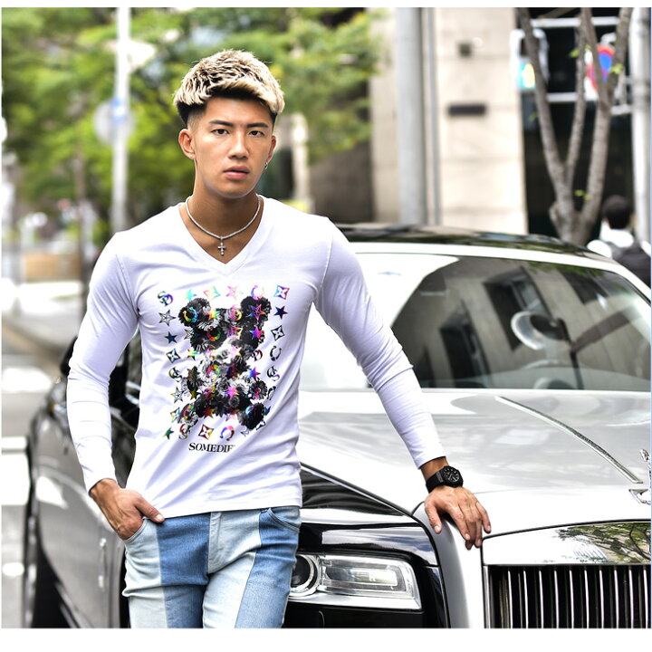 楽天市場】ロンt メンズ 長袖 長袖Tシャツ カットソー ロンティー ストリート タイト 黒 ブラック 白 ホワイト ブランド ベア プリント ロゴ プリント 夏 夏服 夏物 オシャレ ちょいワル マッチョ ちょい悪 悪羅悪羅 オラオラ系 お兄系 SOMEDIFF SMDF サムディフ : joker 楽天市場】ロンt メンズ 長袖 長袖Tシャツ カットソー ロンティー ストリート タイト 黒 ブラック 白 ホワイト ブランド ベア プリント ロゴ プリント 夏 夏服 夏物 オシャレ ちょいワル マッチョ ちょい悪 悪羅悪羅 オラオラ系 お兄系 SOMEDIFF SMDF サムディフ : joker