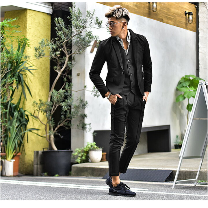 楽天市場 ジャケット メンズ テーラードジャケット フォーマル ビジネス カジュアル スーツ ブラック 黒 メンズl M 春 春服 春物 冬 冬服 冬物 キレイ目 大人 お洒落 オシャレ ホスト お兄系 Joker