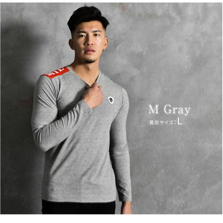 楽天市場 Viola Rumore ヴィオラ Tシャツ メンズ ブランド Vネック長袖 ロンt カットソー タイト 細め 細身 マッチョ 白 ホワイト 黒 ブラック グレー トップス ジム ウェア ストレッチ カッコイイ 大きいサイズ Ll Xl お兄系 オラオラ系 Bitter系 ちょいワル ビター系