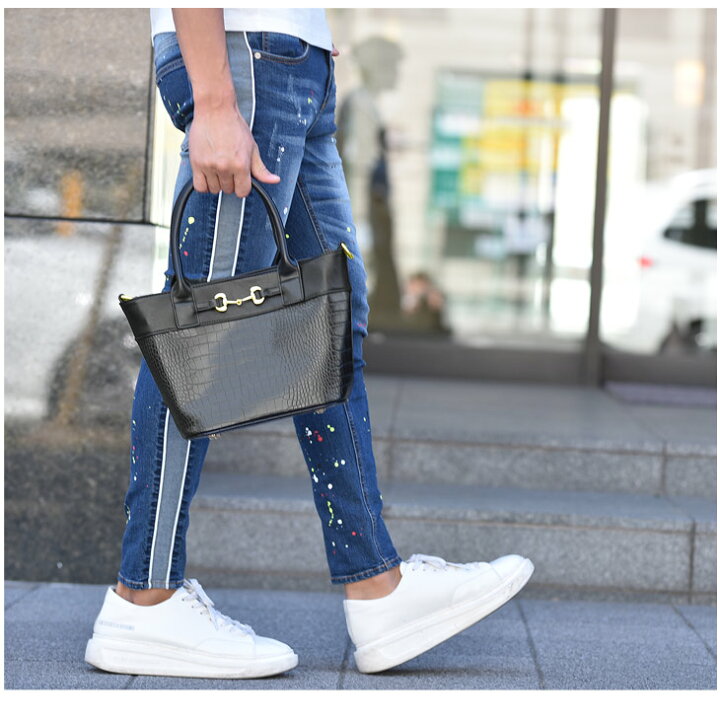 楽天市場 トートバッグ メンズ ミニトートバッグ ブランド トートバック 小さめ バッグ バック 鞄 カバン ミニバッグ ブラック 黒 ゴールド シルバー お洒落 高級 派手 男性 女性 レディース ギフト Bitter系 ビター オラオラ系 Somediff Smdf サムディフ Joker