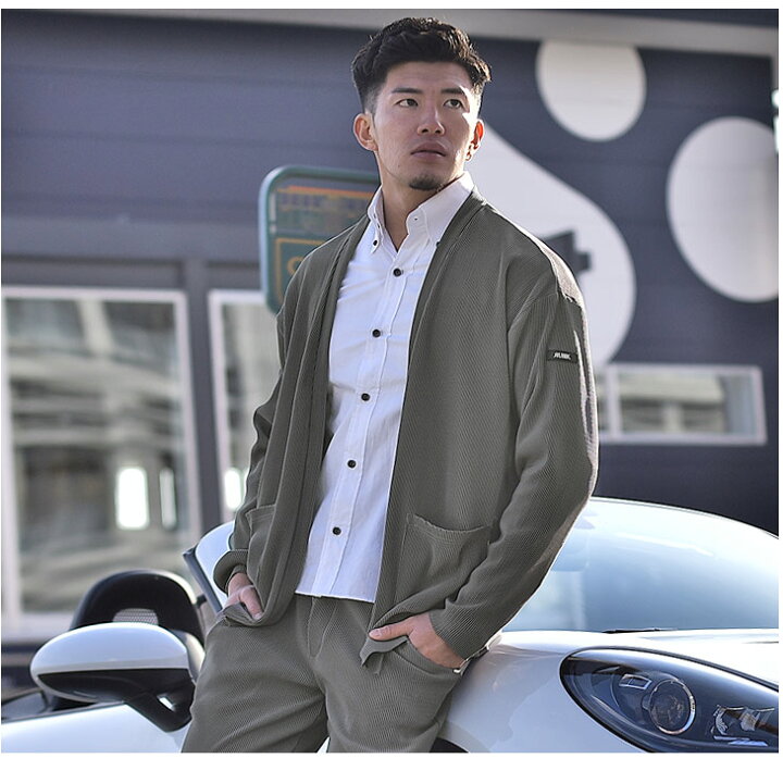 楽天市場 カーディガン メンズ サマー サマーカーディガン 薄手 ゆったり ジャケット ロング レディース 大きいサイズ Ll Xl ブランド トップス ネイビー ブラック 黒 グレー オシャレ お洒落 プリーツ キレイめ ちょいワル ビター系 モード系 夏 夏服 夏物 Joker