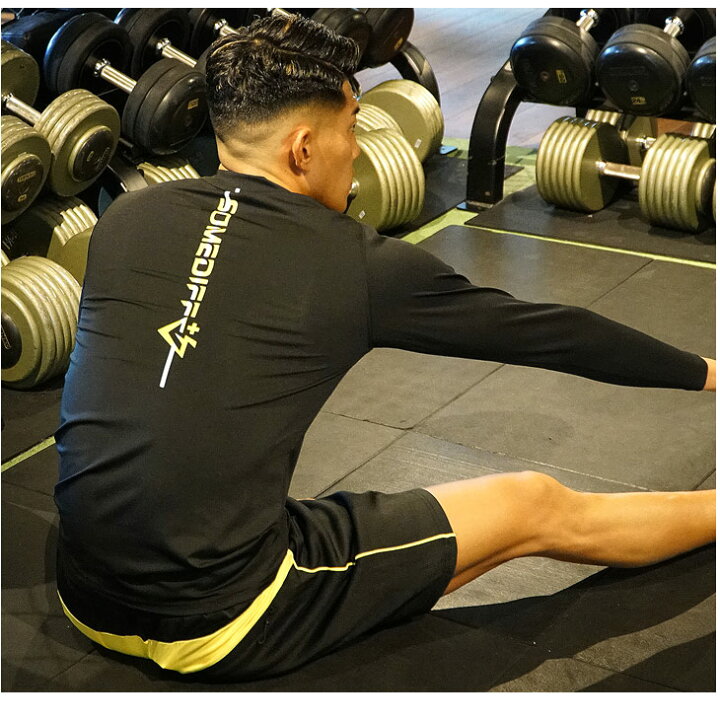 楽天市場 ジム ウェア メンズ ジムウェア ロンt 長袖 Tシャツ ジム トレーニング ウエア ウェア 服 筋トレ スポーツ ブランド おしゃれ マッチョ ジムウェア トレーニングウェア ワークアウト ランニング ジョギング 伸縮 ストレッチ Somediff Smdf サムディフプラス