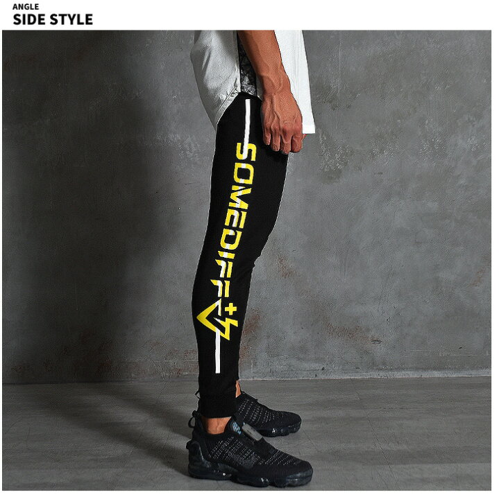 豪華ラッピング無料 ジム ウェア メンズ スポーツ 筋トレ ジョガーパンツ パンツ おしゃれ ブランド スリム トレーニングウェア ランニングウェア ブラック 黒 Sportingoutlook Com