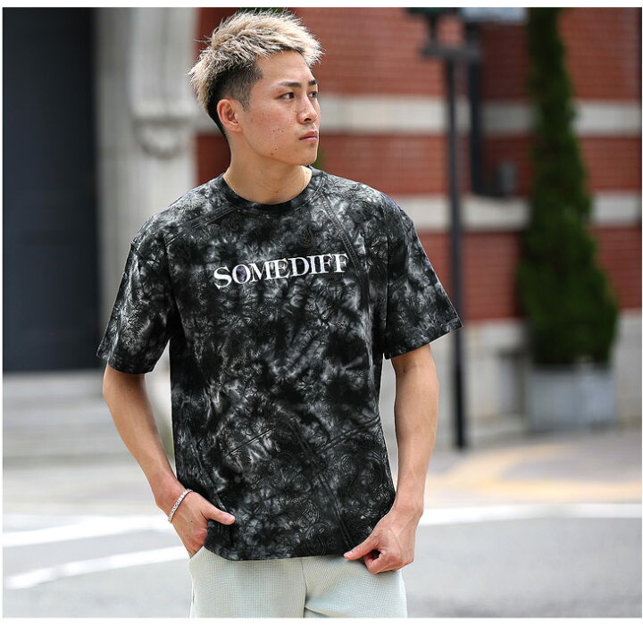 楽天市場 Tシャツ メンズ オーバーサイズ ブランド Tシャツ タイダイ ゆったり ビッグtシャツ ビックシルエット おしゃれ カットソー 半袖tシャツ クルーネック 夏 夏服 夏物 ロゴ ちょいワル 大きいサイズ Ll Xl オラオラ系 ストリート系 ネイビー 黒 大きいサイズ 韓国