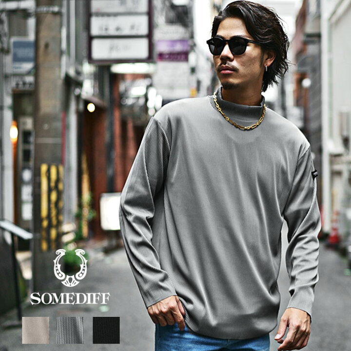 楽天市場 オーバーサイズ Tシャツ メンズ モックネック Tシャツ メンズ ビッグtシャツ メンズ ビッグシルエットtシャツ 無地tシャツ メンズ Tシャツ メンズ 長袖tシャツ カットソー 大きいサイズ 黒 グレー アイボリー 秋 秋服 秋物 秋冬 メンズファッション お兄系