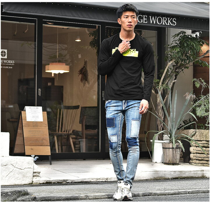 Tシャツ カットソー お兄系 アメカジ インナー カジュアル シンプル ストリート トップス ハイネック ハーフジップ メンズ 冬 春 柔らかい 無地 秋 長袖 国内即発送 メンズ