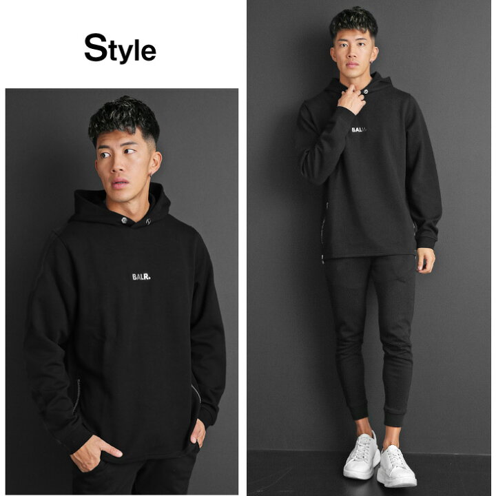 楽天市場 ボーラー Balr パーカー メンズ B 新作 スウェットパーカー スウェット ブランド 長袖 プルパーカー プルオーバー オーバー サイズ オシャレ ブラック グレー 黒 M L Xl 大きいサイズ 春 春服 春物 冬 冬服 冬物 オラオラ系 ちょいワル かっこいい Joker