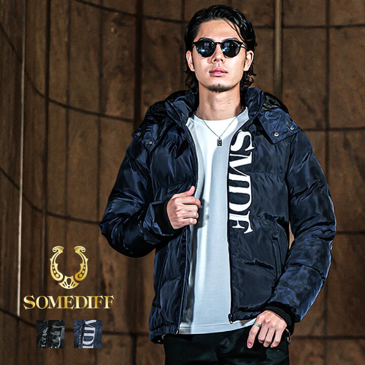 楽天市場 中綿 ブルゾン メンズ 中綿 ジャケット メンズ フード ジャケット ジップアップ ジャケット アウター ジャケット ブランド パーカー ビッグパーカー 暖かい あったか 防寒 タイト 細身 スリム ロゴ 冬 冬服 冬物 秋冬 お兄系 ちょいワル Joker