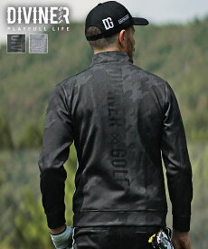 【DIVINER GOLF】 ゴルフウェア メンズ 長袖 ジャケット トラックジャケット ストレッチ ゴルフ 伸びる グレンチェック チェック 千鳥 チドリ 大きいサイズ LL XL XXL ブランド おしゃれ セットアップ対応 秋 joker ジョーカー ディバイナー