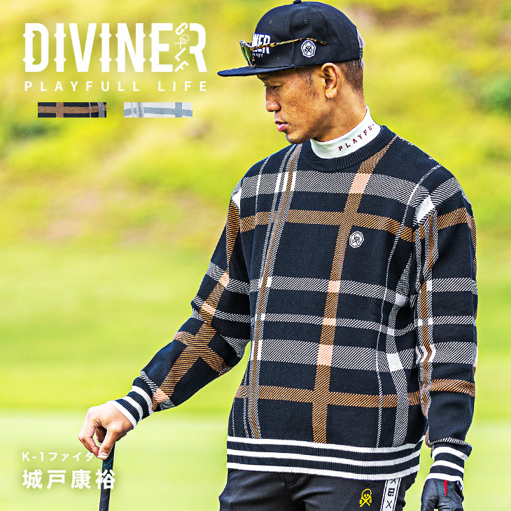 楽天市場】【DIVINER GOLF】ゴルフウェア メンズ セーター メンズ