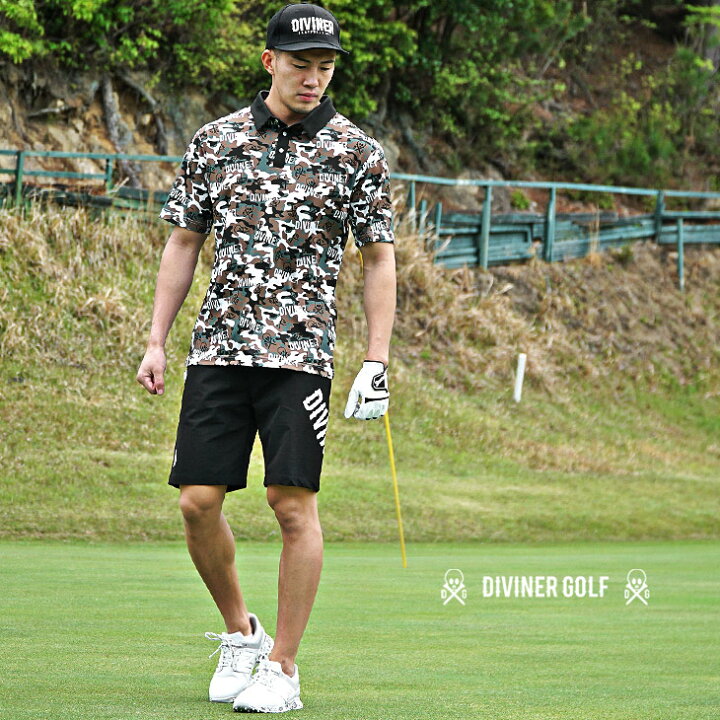 楽天市場 Diviner Golf ゴルフウェア メンズ ポロシャツ メンズ 半袖 ポロシャツ ゴルフ メンズ ゴルフウェア ポロシャツ 半袖ポロシャツ メンズ 迷彩 カモフラ 大きいサイズ Ll Xl コンペ 景品 夏 夏服 夏物 メンズファッション スポーツ カジュアル シンプル ディバ
