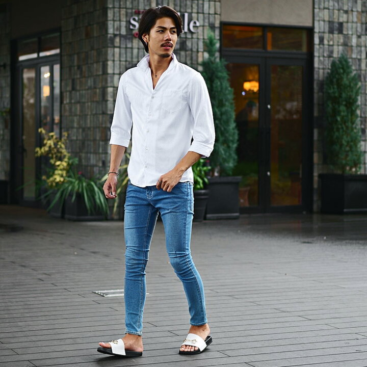 楽天市場 シャツ メンズ 7分袖 シャツ メンズ イタリアンカラー シャツ 七分袖 シャツ メンズ カジュアルシャツ メンズ チェックシャツ チェック柄 シャツ ギンガムチェック シャツ ビジネス Xl Ll 夏 夏服 夏物 メンズファッション リゾート サーフ系 お兄系 オラオラ系