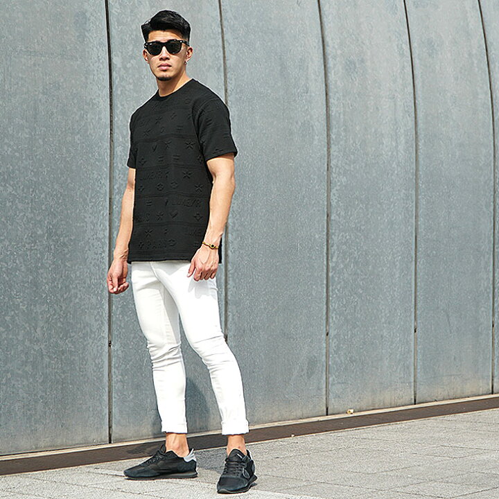 楽天市場 Tシャツ メンズ 半袖 Tシャツ メンズ 半袖tシャツ 無地 Tシャツ メンズ ティーシャツ 白tシャツ 黒tシャツ 薄手 カットソー 夏服 夏 春夏 メンズファッション お兄系 ちょいワル オラオラ系 Joker