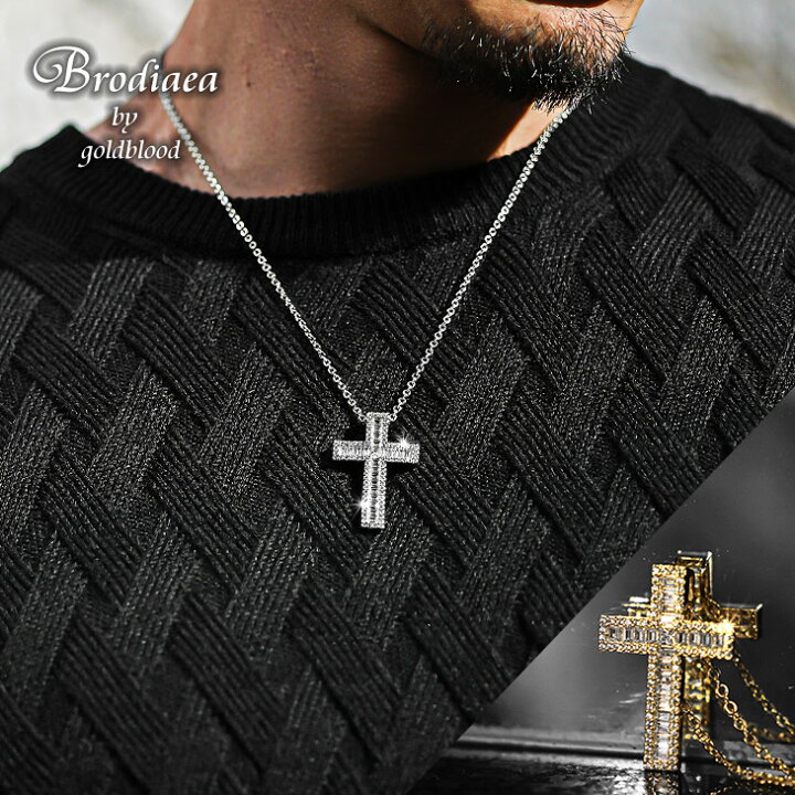 ネックレス 十字架 ワンポイント ロゴ ユニセックス 新品 通販