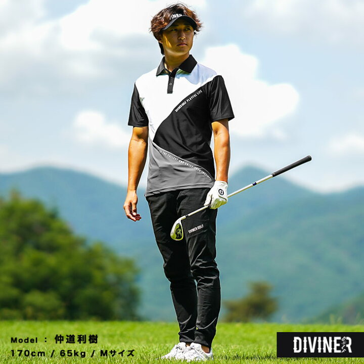 楽天市場】【DIVINER GOLF】 ゴルフウェア メンズ ポロシャツ メンズ 
