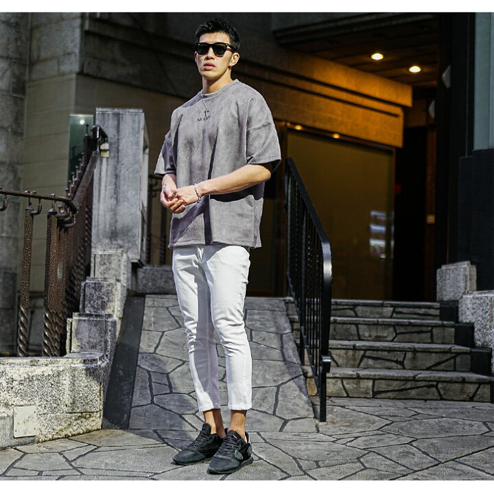 メンズ XL ビッグ オーバーサイズ　Tシャツ　ストリート　 韓国 半袖 黒