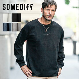 長袖Tシャツ メンズ 大きいサイズ ロンT ブランド Tシャツ メンズ 長袖 秋 スウェード 丸首 ロゴTシャツ メンズ クルーネック おしゃれ グレー ホワイト ネイビー リラックス 大きいサイズ XL オーバーサイズ 秋服 秋物 メンズファッション オラオラ系 ちょいワル