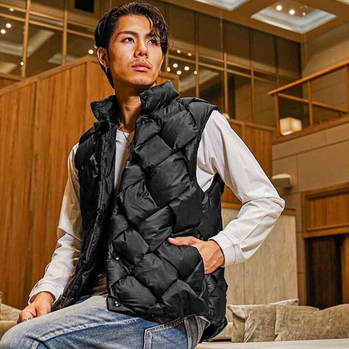 楽天市場】ベスト メンズ ブランド 軽量 ダウン メンズ ベスト 