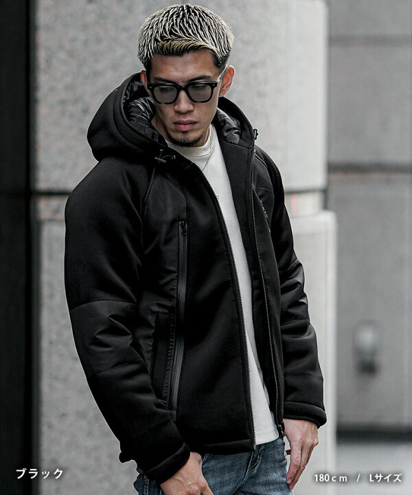 楽天市場】アウター メンズ ブランド 中綿ブルゾン メンズ パーカー  