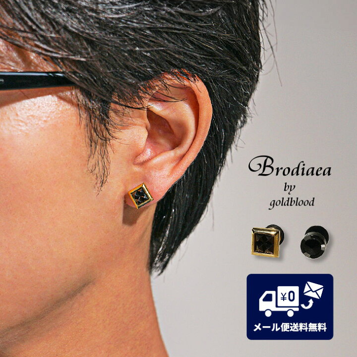 楽天市場】【メール便送料無料】 【片耳販売】 ピアス メンズ 金属 