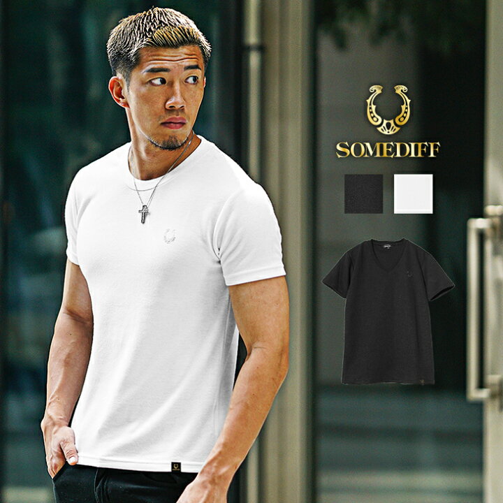 楽天市場】Tシャツ メンズ 半袖 ワンポイント 白Tシャツ メンズ t 
