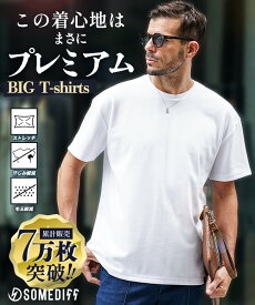 オーバーサイズ Tシャツ メンズ 半袖 ストレッチ 汗染み 軽減 白Tシャツ 半袖Tシャツ ビッグシルエットTシャツ ビッグTシャツ クルーネック 無地 厚手 透けない 肉厚 インナー 白T 黒 白 ブラック ホワイト ネイビー XL LL 大きいサイズ 夏 夏服 夏物 秋夏 joker ジョーカー