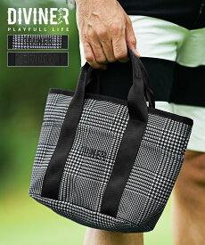【DIVINER GOLF】 カートバッグ ゴルフ メンズ カートバック ゴルフバッグ ゴルフバック ミニトートバック トートバック チェック柄 ブランド ロゴ ミニバッグ バッグ バック カバン 鞄 ゴルフグッズ ゴルフ小物 joker ジョーカー ディバイナー