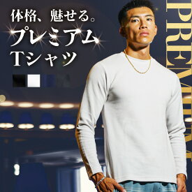 【メール便対応】 長袖 Tシャツ メンズ 厚手 ぴったり ロンT スリム 長袖Tシャツ ストレッチ Vネック 白Tシャツ 透け防止 透けない インナー 肉厚 無地 黒 細身 タイト 大きいサイズ XL XXL ピチピチ 筋肉 マッチョ 秋 秋服 メンズファッション イケオジ ちょいワル