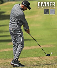 【DIVINER GOLF】 ゴルフウェア セットアップ メンズ ゴルフパンツ ストレッチ ジャケット ゴルフ 長袖 伸びる 細身 スリム グレンチェック チェック 千鳥 チドリ 大きいサイズ LL XL XXL 上下セット 2点セット ブランド 冬 冬服 冬物 joker ジョーカー ディバイナー