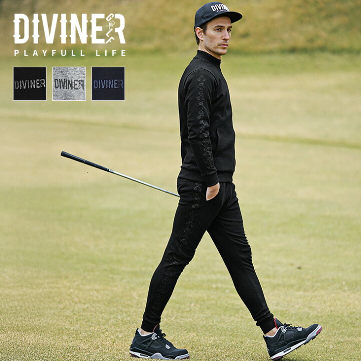 楽天市場】【DIVINER GOLF】 ゴルフウェア メンズ セットアップ 