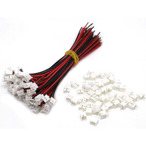 30�y�A JST 2.0 PH �R�l�N�^ �I�X�ƃ��X 2.0mm �v���O�R�l�N�^ 2�s�� �[�q�R�l�N�^���C���[ �W�����v���C�� JST-XH RC���|�o�b�e�� �w���R�v�^�[�p Micro JST 2�s��Male��Female�R�l�N�^�v���O100mm��
