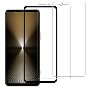 KXtB Xperia 1 VI 6 SO-51E SOG13 XQ-EC44 / Xperia 1 VII SO-51F / XQ-FS44 p یtB {Ɏqfލ̗p Ή KXtB (2) + KChgt