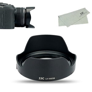 EW-65B �t�� �����Y�t�[�h �Ԍ` Canon RF 24mm F1.8 MACRO IS STM �����Y�ɑΉ� Canon EW-65B �����Y�t�[�h �݊� �N���[�j���O�N���X �t��