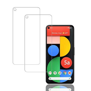 �K���X�t�B���� Google Pixel 5a 5G �p (2��)�K���X�t�B���� ���{���Ɏq�f�ލ̗p �S�� �ی�t�B���� �����K���X �t�B����