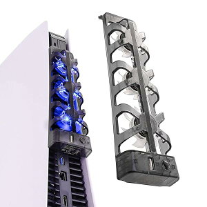 PS5 pt@ É݌v 3t@ PlayStation 5 fBXNŁEfW^Őp USBd LEDt N[[yPS5 Slim/ProΉz