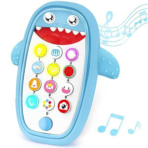 電話おもちゃ 赤ちゃん おもちゃ 0歳1歳2歳3歳 知育玩具 男の子/女の子 プレゼント 1歳/2歳/3歳 誕生日プレゼント 子供のおもちゃ (青)
