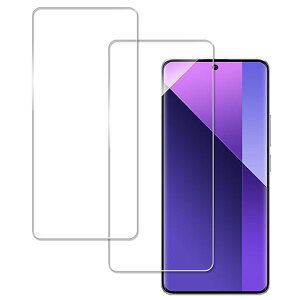 �K���X�t�B���� Redmi Note 13 Pro 5G �p (2��)�K���X�t�B���� ���{���Ɏq�f�ލ̗p �S�� �ی�t�B���� �����K���X �t�B���� �Ή�