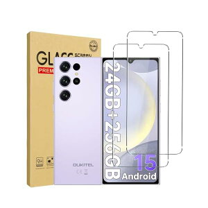 �y2025�V�o��z(2���Z�b�g)For OUKITEL C61/C61 Pro/C62/C62 Pro �t�B���� �����K���X ���{���Ɏq�f�ސ� �d�x9H ��U�h�~ �X�N���b�`�h�~ �������� OUKITEL C61/C61 Pro/C62/C62 Pr