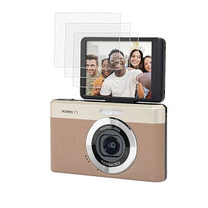[3Zbg] For Kodak PIXPRO C1 p tB 9Hdx̉tیtB 0.3mm^ PEThfލ̗p X[p[NA ώw  ߗ (KXtB)