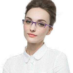 老眼鏡 ブルーライトカット 超軽量 コンパクトに収納 リーディンググラス ファッション (度数:+2.5, 茶褐色)